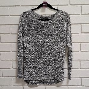 Rock Republic Black/Gray/White Sequin Sweater. Size XS